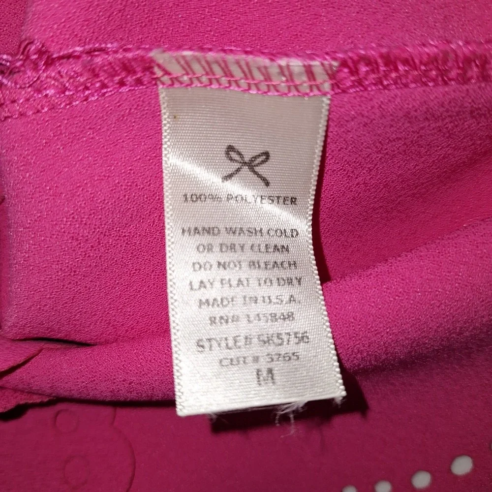 Preppy Coconut Girl Summer Barbiecore Scalloped Hem Everly M Hot Pink Mini Skirt